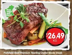 Spudshed Parkfield Beef Premium Yearling Oyster Blade Steak offer