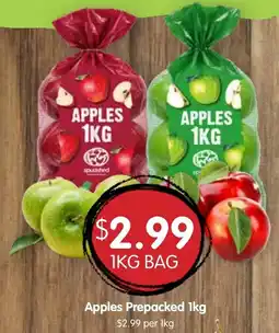 Spudshed Apples Prepacked 1kg offer