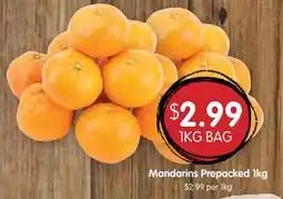 Spudshed Mandarins Prepacked offer
