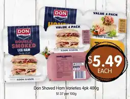Spudshed Don Shaved Ham Varieties offer