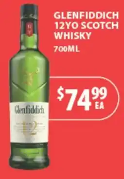 Star Liquor Glenfiddich 12yo Scotch Whisky offer