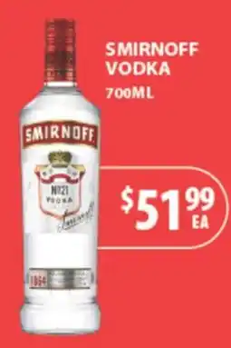 Star Liquor Smirnoff Vodka offer