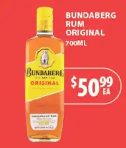 Star Liquor Bundaberg Rum Original offer