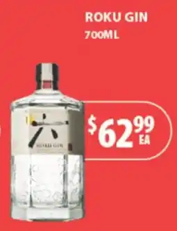 Star Liquor Roku Gin offer