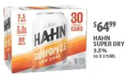 Star Liquor Hahn Super Dry 3.5 offer