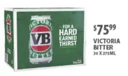 Star Liquor Victoria Bitter offer