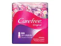 Good Price Pharmacy Carefree Panty Liners 30 Pack - Original offer