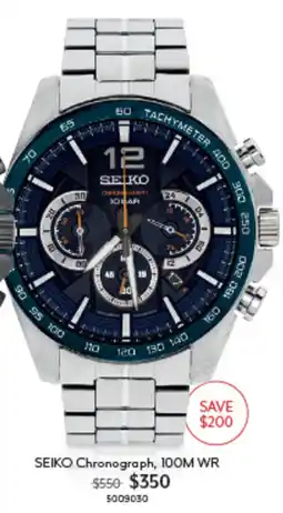 Angus & Coote SEIKO Chronograph offer