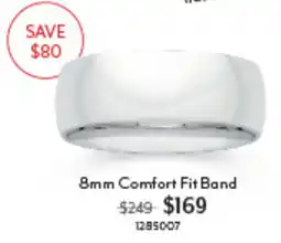 Angus & Coote 8mm Comfort Fit Band offer