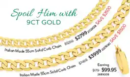 Angus & Coote Italian Made 55cm Solid Curb Chain offer