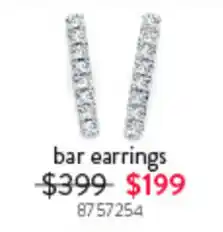 Goldmark bar earrings offer