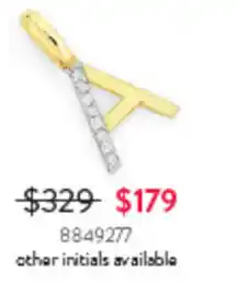 Goldmark Initial Pendant offer