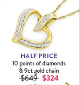Goldmark Heart pendant offer