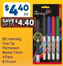Foodland BiC Intensity Fine Tip Permanent Marker offer