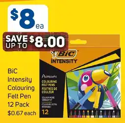 Foodland BiC Intensity Colouring Felt Pen offer