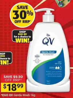 Cincotta Chemist Ego QV Gentle Wash offer