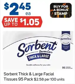 Foodland Sorbent Thick & Large Facial Tissues offer