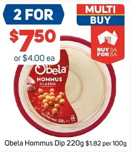 Foodland Obela Hommus Dip offer