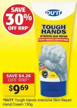 Cincotta Chemist DU'IT Tough Hands Intensive Skin Repair Hand Cream offer