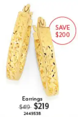 Angus & Coote Earrings offer