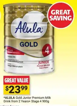 Cincotta Chemist Alula Gold Junior Premium Milk Drink offer