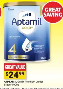Cincotta Chemist Aptamil Gold+ Premium Junior Stage 4 offer