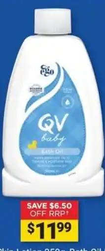Cincotta Chemist QV baby Bath Oil offer