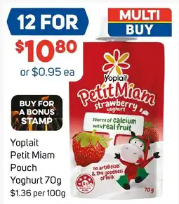 Foodland Yoplait Petit Miam Pouch Yoghurt offer