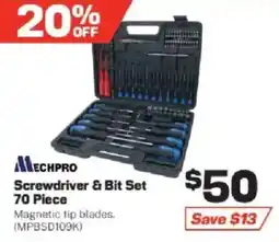 Repco Mechpro Screwdriver & Bit Set offer