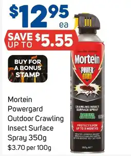 Foodland Mortein Powergard Outdoor Crawling Insect Surface Spray offer
