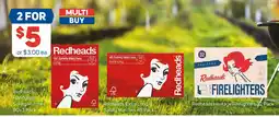 Foodland Redheads Safety Matches offer
