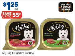 Foodland My Dog 100g offer
