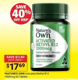 Cincotta Chemist Nature's Own Activated Methyl B12 offer