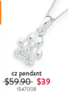 Goldmark cz pendant offer