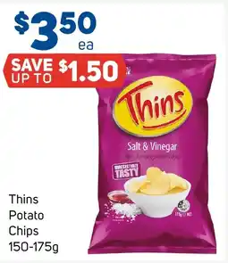 Foodland Thins Potato Chips offer
