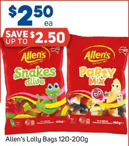 Foodland Allen's Lolly Bags offer