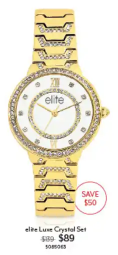 Angus & Coote elite Luxe Crystal Set offer