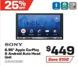 Repco Sony 6.95" Apple CarPlay & Android Auto Head Unit offer