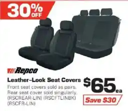 Repco Repco Leather-Look Seat Covers offer