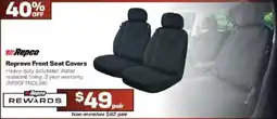 Repco Repreve Front Seat Covers offer