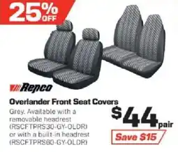 Repco Repco Overlander Front Seat Covers offer