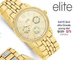 Goldmark elite Grande sunray dial offer