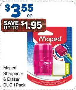 Foodland Maped Sharpener & Eraser DUO offer
