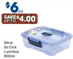 Foodland Décor Go Click Lunchbox offer