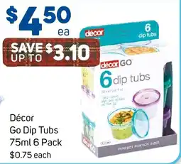 Foodland Décor Go Dip Tubs offer