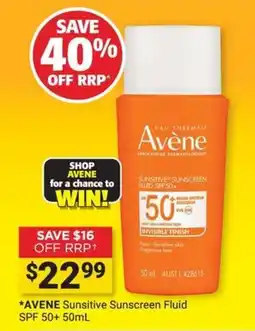Cincotta Chemist Avene Sensitive Sunscreen Fluid offer