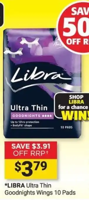 Libra Ultra Thin Goodnights Wings
