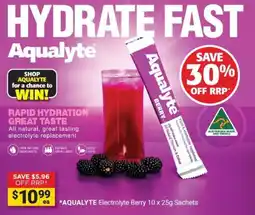 Cincotta Chemist Aqualyte Electrolyte Berry offer