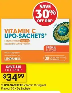 Cincotta Chemist Vitamin C Lipo-Sachets offer