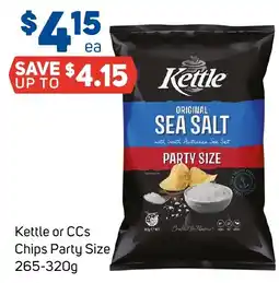 Foodland Kettle Chips Party Size offer